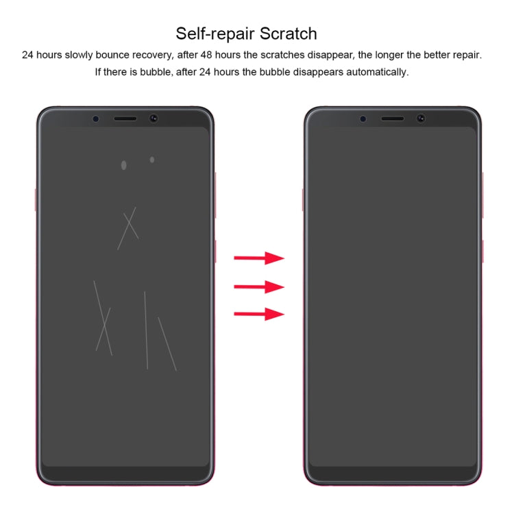 Durable 0.1mm Hydrogel Screen Protector for Galaxy A9 (2018)