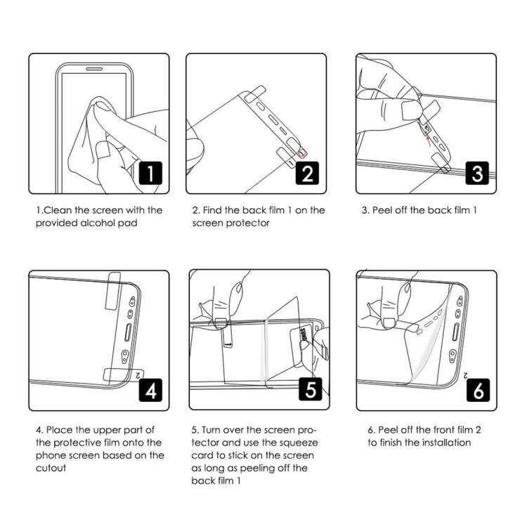 Durable 0.1mm Hydrogel Screen Protector for Galaxy A9 (2018)