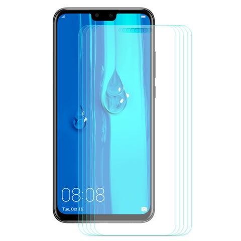 5 PZ ENKAY Hat-prince 0,26mm 9H 2.5D Pellicola in vetro temperato con bordo curvo per Huawei Y9 (2019) / Enjoy 9+, Huawei Y9 (2019) / Enjoy 9+ - Novalix Store