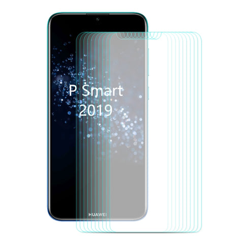 10 PZ ENKAY Hat-prince 0,26mm 9H 2.5D Pellicola in vetro temperato con bordo curvo per Huawei P Smart (2019), Huawei P Smart (2019)