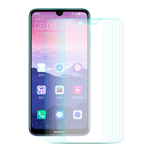 10 PZ ENKAY Hat-prince 0.26mm 9H 2.5D Pellicola in vetro temperato con bordo curvo per Huawei Enjoy 9, Huawei Enjoy 9