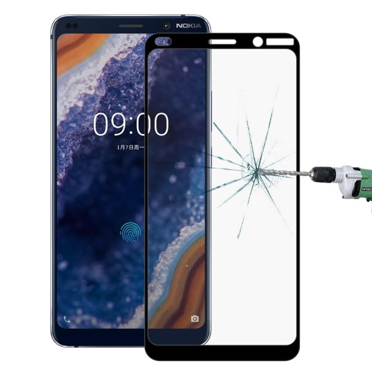 Proteggi schermo in vetro temperato a schermo intero 9H 9D per Nokia 9, Nokia 9