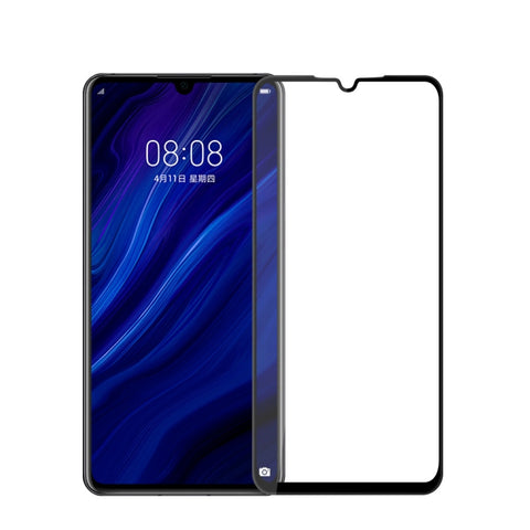 Pellicola in vetro temperato con schermo curvo antideflagrante MOFI 9H 3D per Huawei P30, For Huawei P30