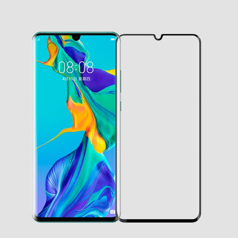 Pellicola in vetro temperato a schermo intero curvato a caldo 3D MOFI 9H per Huawei P30 Pro, Huawei P30 Pro
