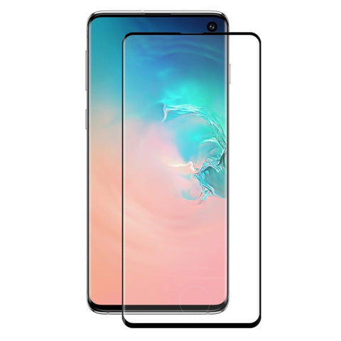ENKAY Hat-Prince 0,26mm 9H Superficie curva 3D Copertura a schermo intero Pellicola a colori temperata piegatura a caldo per Galaxy S10
