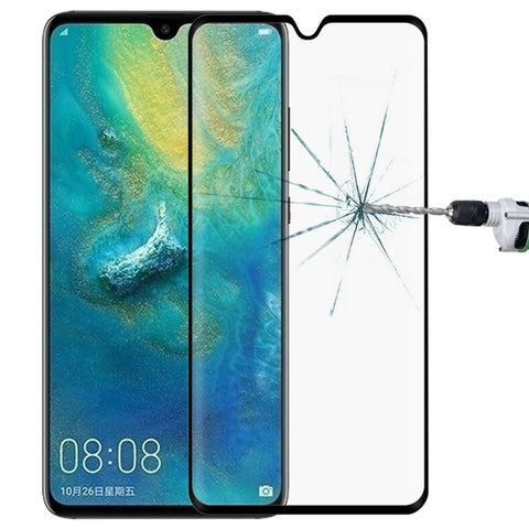 Pellicola in vetro temperato a schermo intero con bordo curvo 3D da 0,3 mm 9H per durezza superficiale per Huawei Mate 20, For Huawei Mate 20