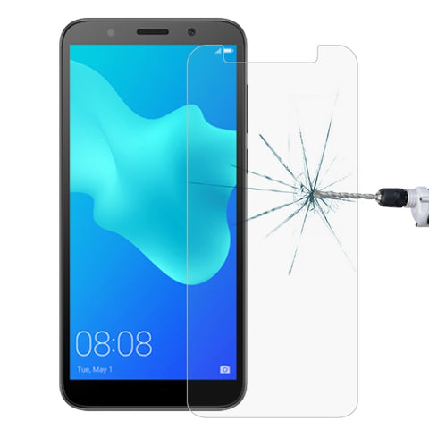 Pellicola in vetro temperato 0,26mm 9H 2.5D per Huawei Y5 Prime (2018), For Y5 Prime (2018)