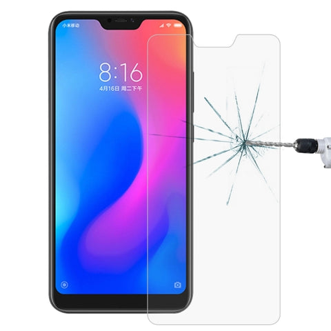 Pellicola in vetro temperato con bordo curvo 2.5D, durezza superficiale 9H, 0,26 mm, per Xiaomi Redmi Note 6 Pro