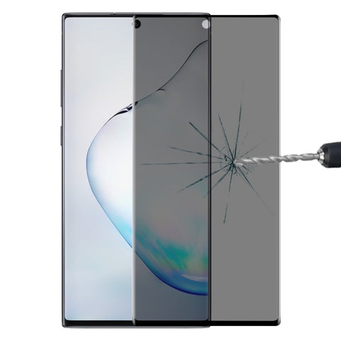 Pellicola in vetro temperato anti-spia a copertura totale UV per Galaxy Note 10+, For Galaxy Note 10+ (1 PC)