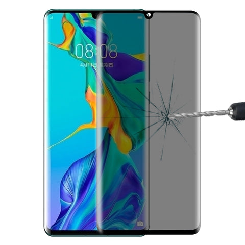 Pellicola in vetro temperato anti-spia a copertura totale UV per Huawei P30 Pro, For Huawei P30 Pro