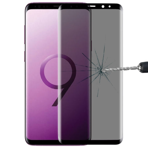 Pellicola in vetro temperato anti-spia a copertura totale UV per Galaxy S9+, For Galaxy S9+ (1 PC)