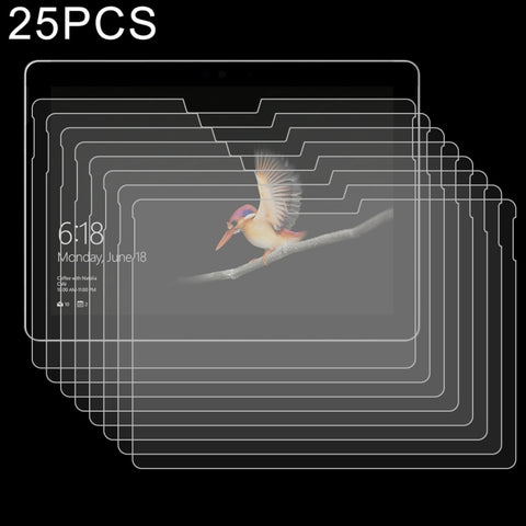 25 PZ Per Microsoft Surface Go 2 9H 2.5D Pellicola in vetro temperato antideflagrante, For Microsoft Surface Go 2 (25 PCS) - Novalix Store