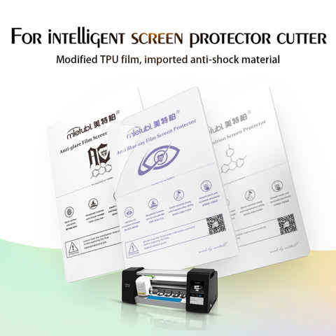 50 pezzi 12 x 18 cm forniture per pellicole in idrogel morbido TPU anti-blu-ray per telefono per taglierina protettiva intelligente, 12 x 18cm Anti Blue-ray Film - Novalix Store