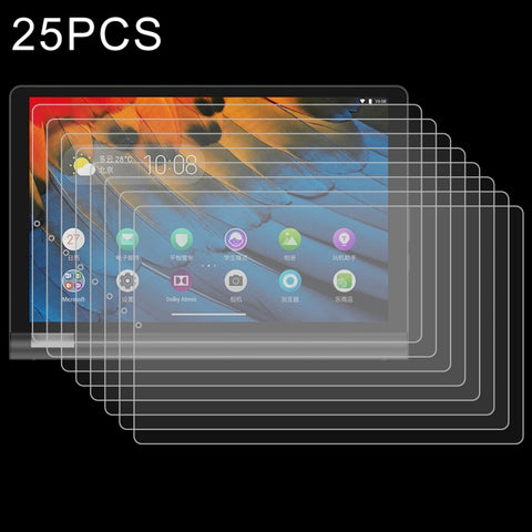 Per Lenovo Yoga Tab 5 10.1 pollici 25 PCS 9H HD Pellicola in vetro temperato antideflagrante, Per Lenovo Yoga Tab 5 10.1 pollici