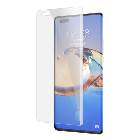 Per Huawei Mate 40 Pro e Mate 40 RS Porsche Design 9H Pellicola protettiva UV curva a schermo intero 3D, For Huawei Mate 40 Pro