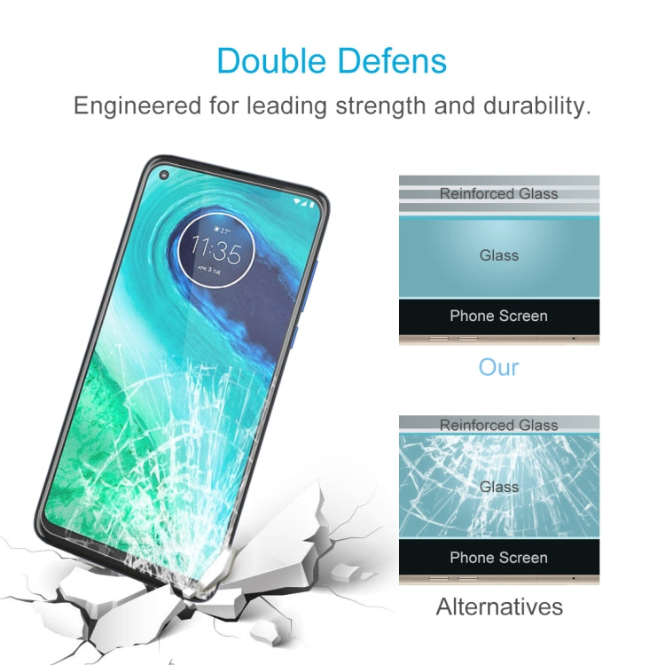 Motorola Moto G8 Tempered Glass Screen Protector - 10 Pack
