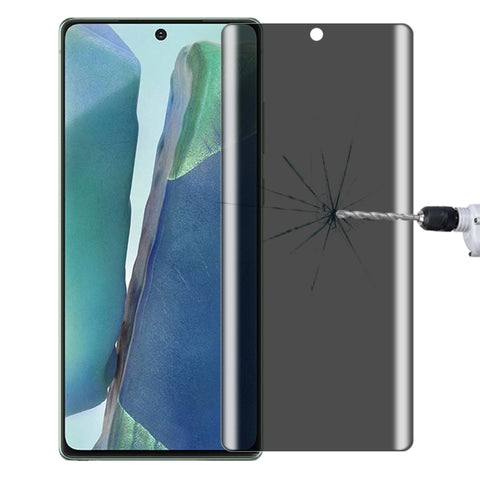 Per Samsung Galaxy Note20 9H Pellicola in vetro temperato a schermo intero curvo anti-peeping 3D, Per Samsung Galaxy Note20