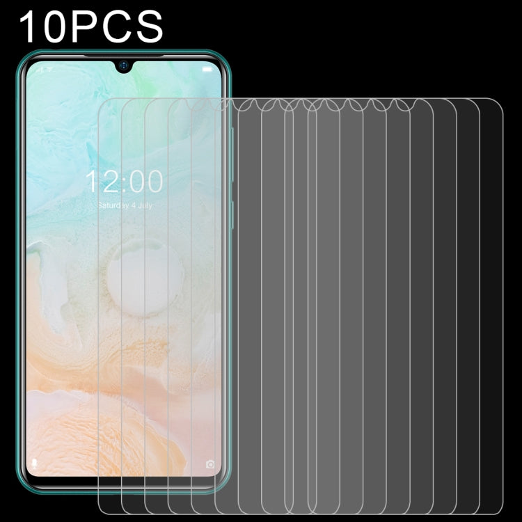 10-Pack Tempered Glass Film for Doogee N20 Pro - 9H