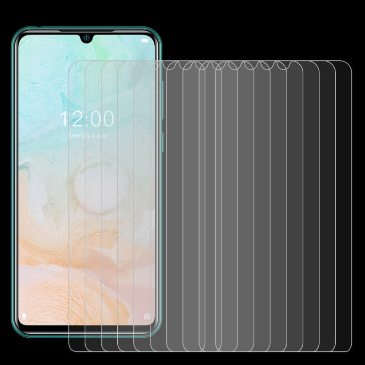 10-Pack Tempered Glass Film for Doogee N20 Pro - 9H