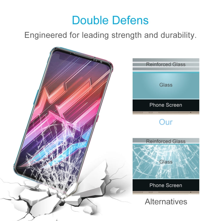 For Nubia Red Magic 6 / 6 Pro 10 PCS 0.26mm 9H Surface Hardness 2.5D Explosion-proof Tempered Glass Non-full Screen Film                                ...