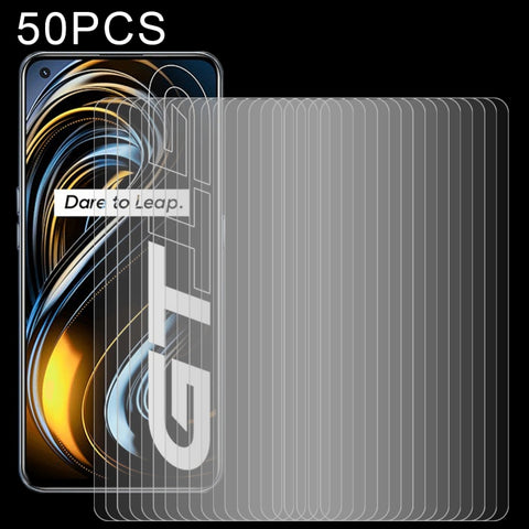 Per OPPO Realme GT 5G / Realme GT Master 50 PCS Pellicola in vetro temperato a schermo non intero 2.5D, Per OPPO Realme GT 5G / Realme GT Master (50 PCS)