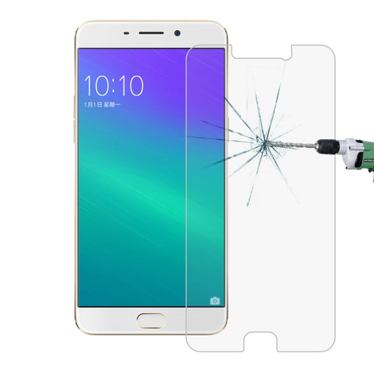 Per OPPO R9 0,26 mm 9H Durezza superficiale 2,5D Pellicola per schermo in vetro temperato antideflagrante