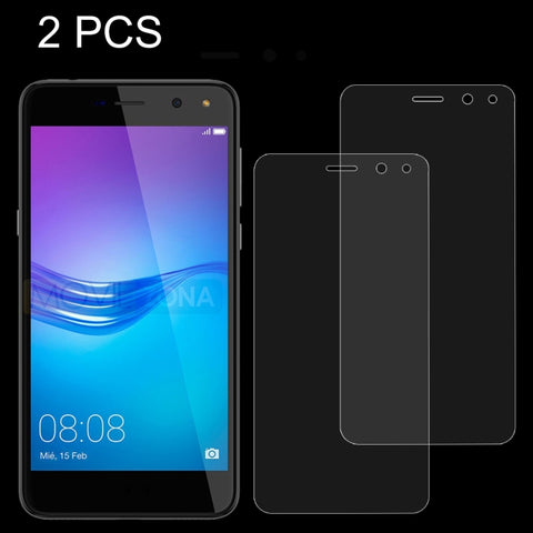 2 pièces pour Huawei Y6 (2017) 0,26 mm 9H Durezza superficielle 2,5D Pellicola pour écran température en verre température antideflagrante, pour Y6 (2017)