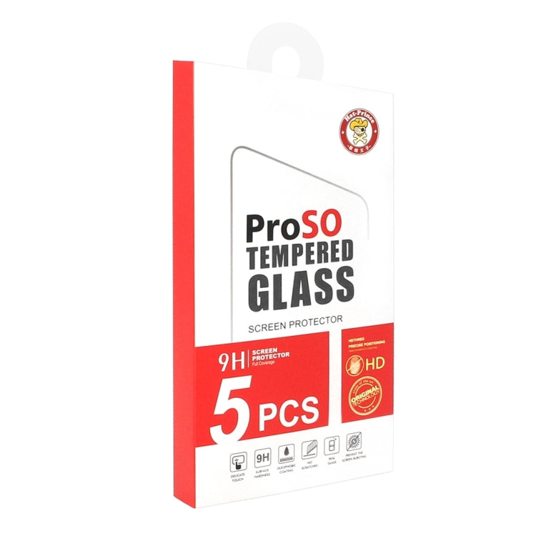 5-Pack Tempered Glass Screen Protector for Huawei P10