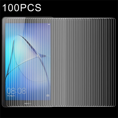 100 pezzi per HUAWEI MediaPad T3 7.0 pollici 0.3mm 9H durezza superficiale protezione schermo in vetro temperato a schermo intero, For MediaPad T3 7.0