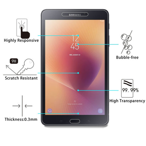 Per Galaxy Tab A 8.0 (2017) / T380 / T385 Pellicola in vetro temperato con durezza superficiale 0,3 mm 9H, For T380