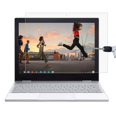 Pellicola in vetro temperato a schermo intero con durezza superficiale 9H da 0,4 mm per Google Pixelbook da 12,3 pollici, For Google Pixelbook 12.3 inch