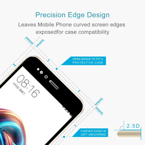 Per Xiaomi Mi 5X / A1 0,26mm 9H Durezza 2,5D Pellicola per schermo in vetro temperato a schermo intero antideflagrante, For Mi 5X