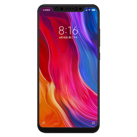 Pellicola en verre tempéré de 0,26 mm 9H 2.5D pour Xiaomi Mi 8, pour Mi 8(Noir)