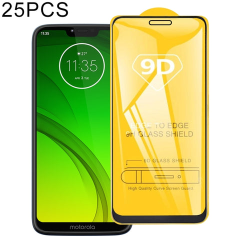 Pellicole in vetro temperato 9D per Motorola Moto G7 Power - 25 pezzi