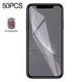 50pcs Matte Frosted Tempered Glass for iPhone XR & 11