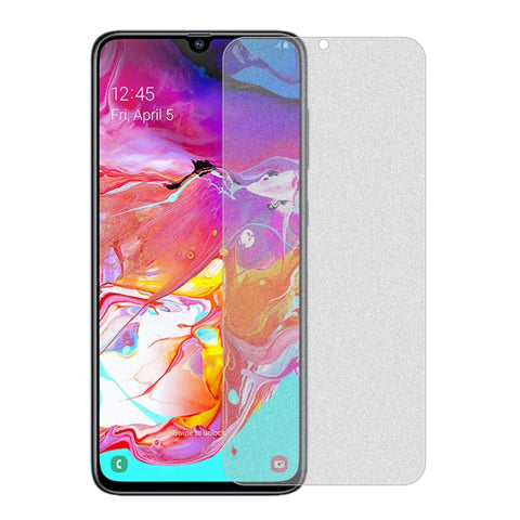 Pellicola in vetro temperato satinato opaco non completo da 50 pezzi per Galaxy A70, senza confezione al dettaglio, For Galaxy A70 (50 PCS)