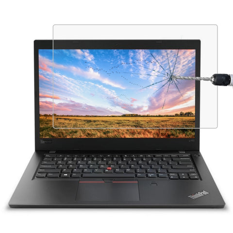 Pellicola in vetro temperato a schermo intero con durezza superficiale 0,4 mm 9H per Lenovo ThinkPad L480 14 pollici, Lenovo L480