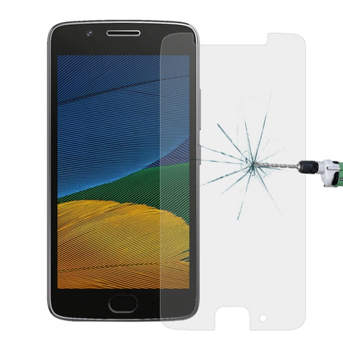 Per Motorola Moto G (5a generazione) 0,26 mm 9H Durezza superficiale Pellicola per schermo in vetro temperato a schermo intero antideflagrante, For Moto G (5th Gen.)