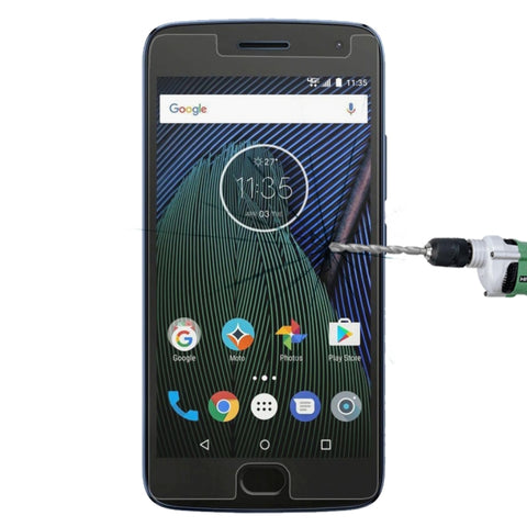 Per Motorola Moto G5 Plus 0,26 mm 9H Durezza superficiale Pellicola per schermo in vetro temperato a schermo intero antideflagrante, For Moto G5 Plus
