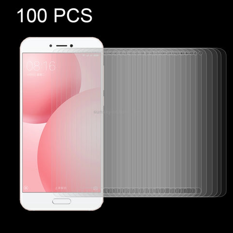 100 PZ per Xiaomi Mi 5c 0,26mm 9H Durezza superficiale Pellicola per schermo in vetro temperato antideflagrante, For Mi 5c