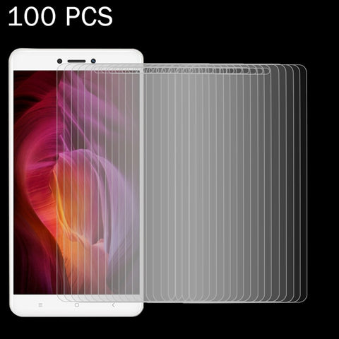 100 PZ per Xiaomi Redmi Note 4X 0,26mm 9H Durezza superficiale Pellicola per schermo in vetro temperato antideflagrante, 100pcs