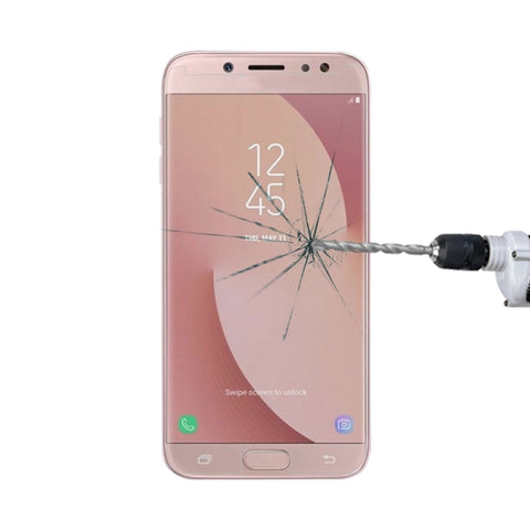 Per Galaxy J7 (2017) (versione USA) 0,3 mm 9H Durezza superficiale 2,5D Pellicola per schermo in vetro temperato a schermo intero antideflagrante, For Galaxy J7 (2017)(US Version)(1 PC)