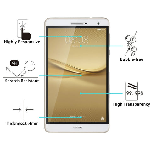 Per HUAWEI MediaPad T2 7.0 Pro 0,4 mm 9H Durezza superficiale Proteggi schermo in vetro temperato a schermo intero, Per T2 7.0 Pro