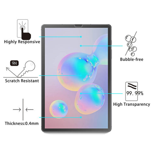 Pellicola in Vetro Temperato Antideflagrante 0,4 mm 9H per Galaxy Tab