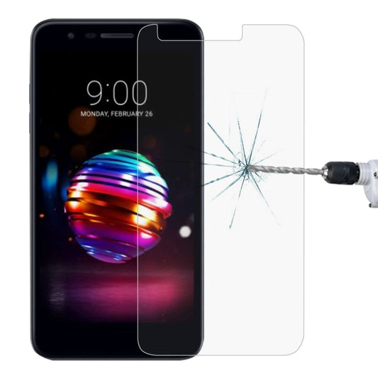 Pellicola in vetro temperato da 0,26 mm 9H 2,5D per LG K10 (2018), For LG K10 (2018)