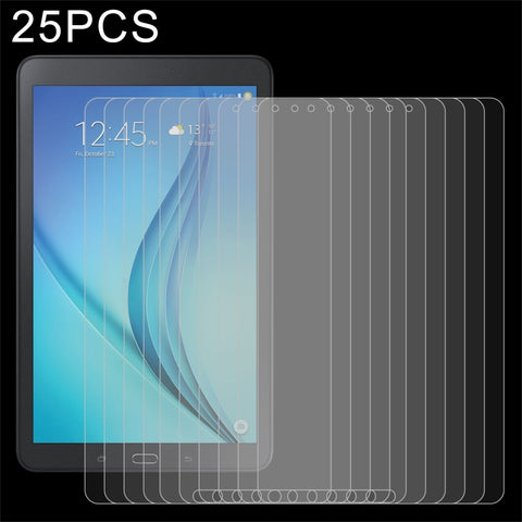 Per Samsung Galaxy Tab E 9.6 25 PCS 9H HD Pellicola in vetro temperato antideflagrante, For Samsung Galaxy Tab E 9.6