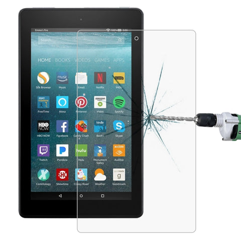 Pellicola in vetro temperato a schermo intero da 0,3 mm 9H per Amazon Kindle Fire 7 2017, For Fire 7 2017 (1pc)