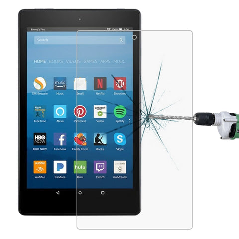 Pellicola in vetro temperato a schermo intero da 0,3 mm 9H per Amazon Kindle Fire HD 8 2016, For Fire HD 8 2016 (1pc)