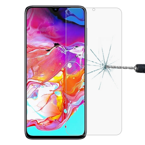 Pellicola in vetro temperato 9H 2.5D da 0,26 mm per Galaxy A70, Per Galaxy A70