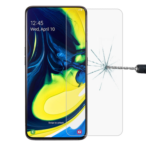 Pellicola in vetro temperato 9H 2.5D da 0,26 mm per Galaxy A80/A90, For Galaxy A80